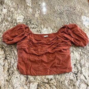 Abercrombie and Fitch Puff Sleeve Top